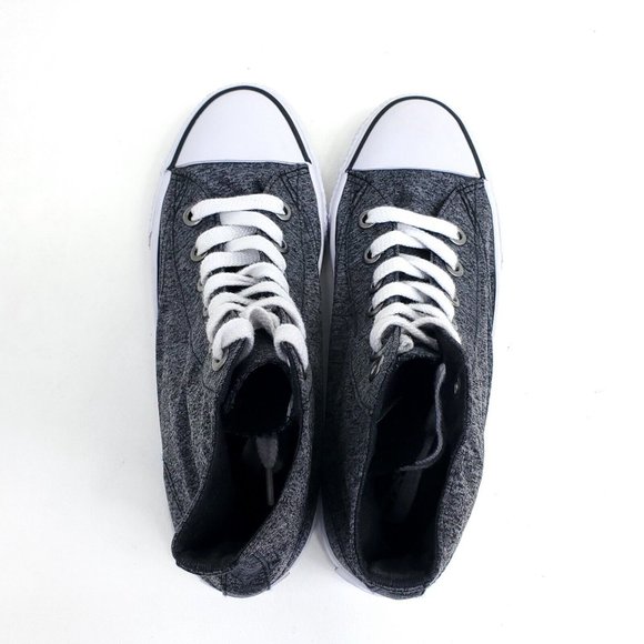 Airwalk Shoes Womens High Top Sneakers Size 8.5 Gray White Skater Casual EU 40.5 - Picture 10 of 10